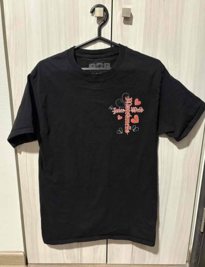 Polera negra estampada - miniatura 1