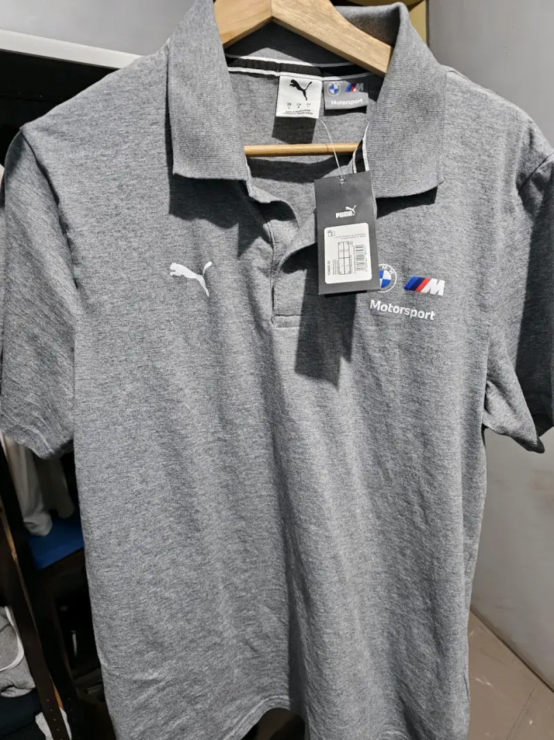 Polera Polo Puma Motorsport Gris NUEVO - 1