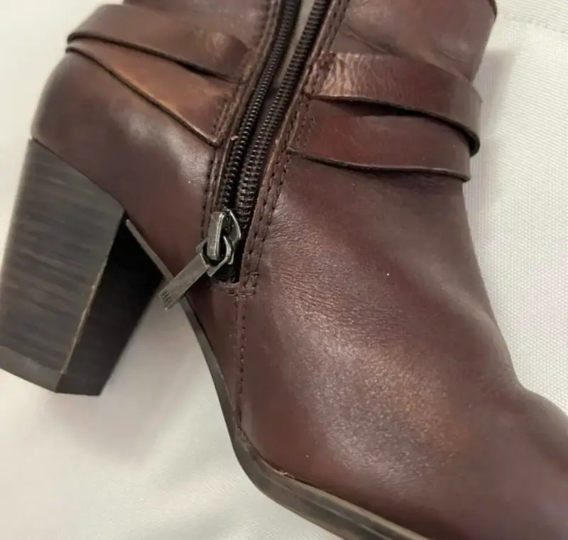 Botines de cuero marrón Hush Puppies - 3