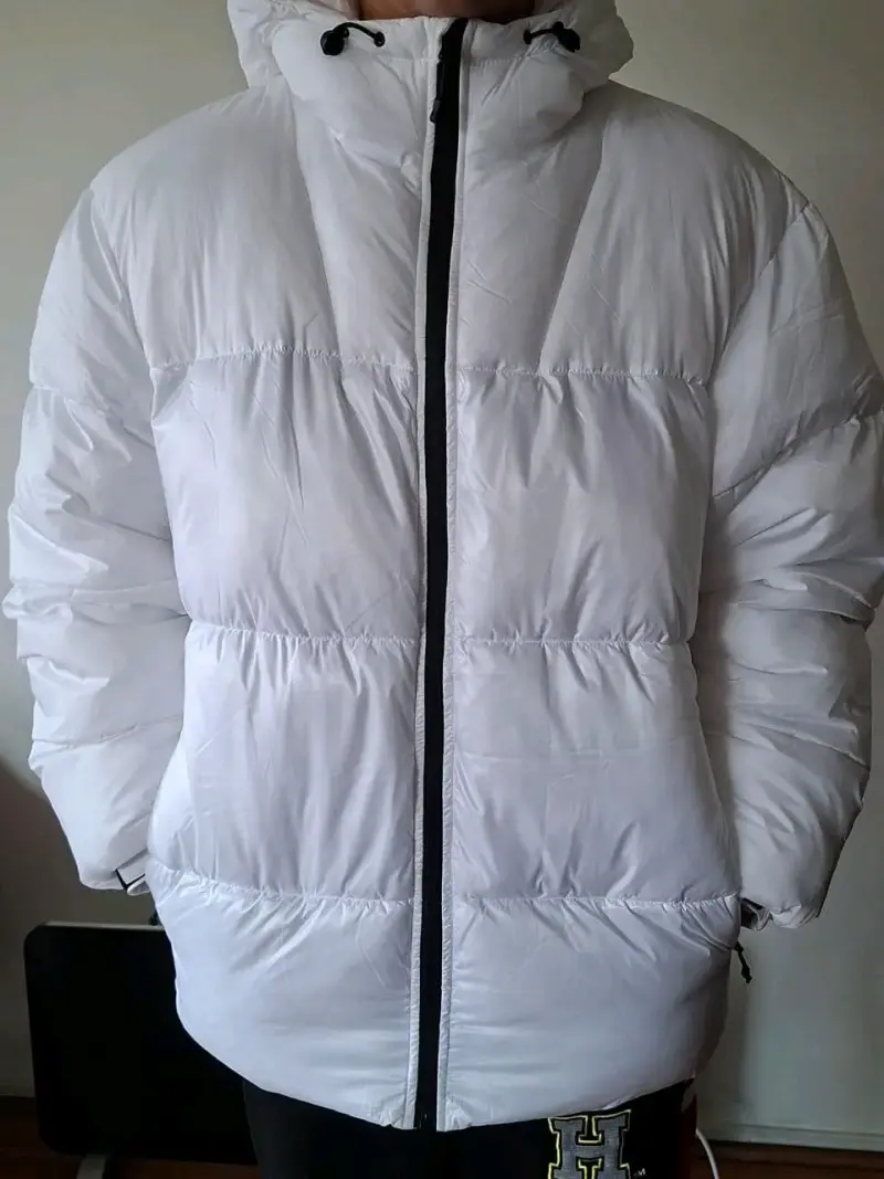 Chaqueta acolchada blanca unisex - 1