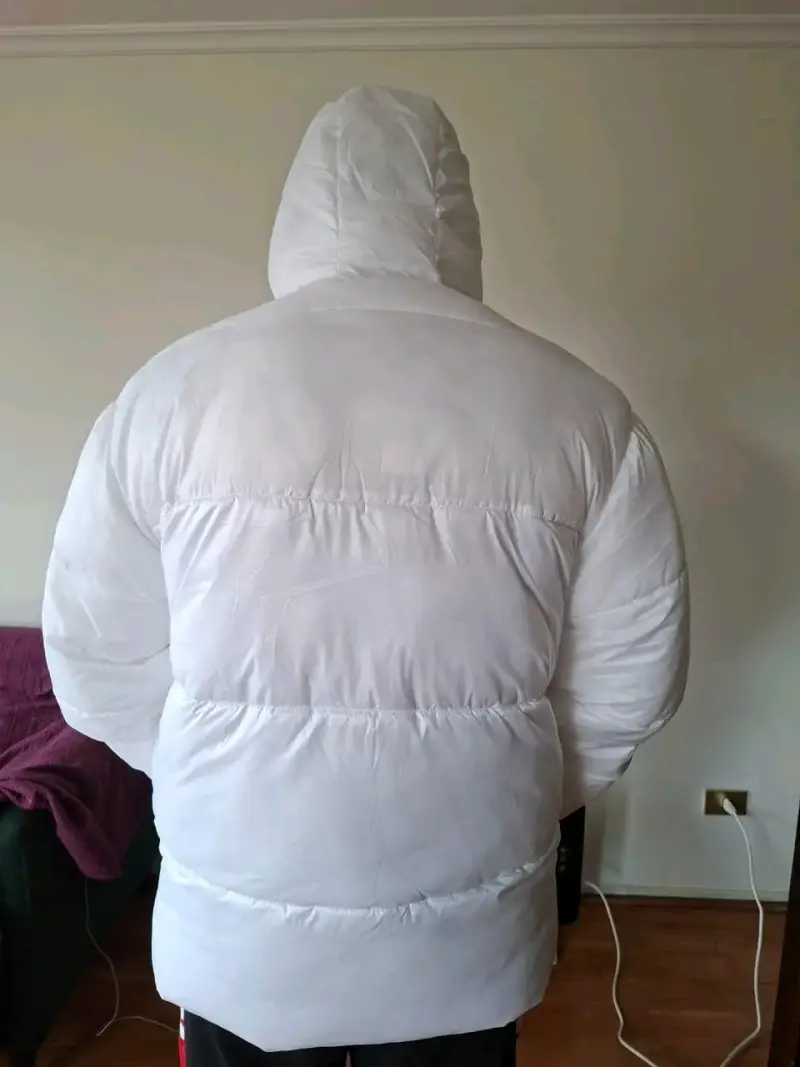 Chaqueta acolchada blanca unisex - 2