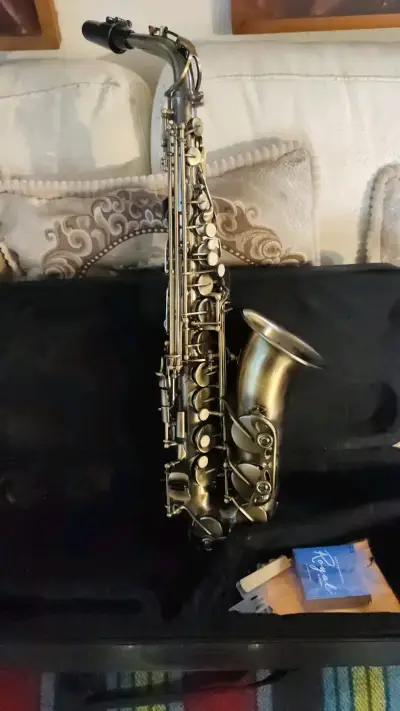 Saxofón en estuche con accesorios - miniatura 2