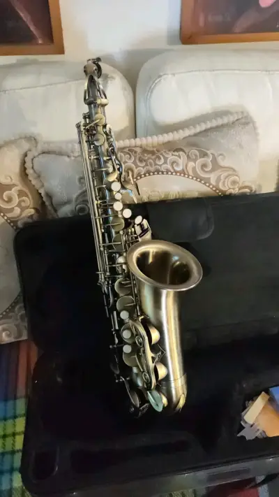 Saxofón en estuche con accesorios - miniatura 5