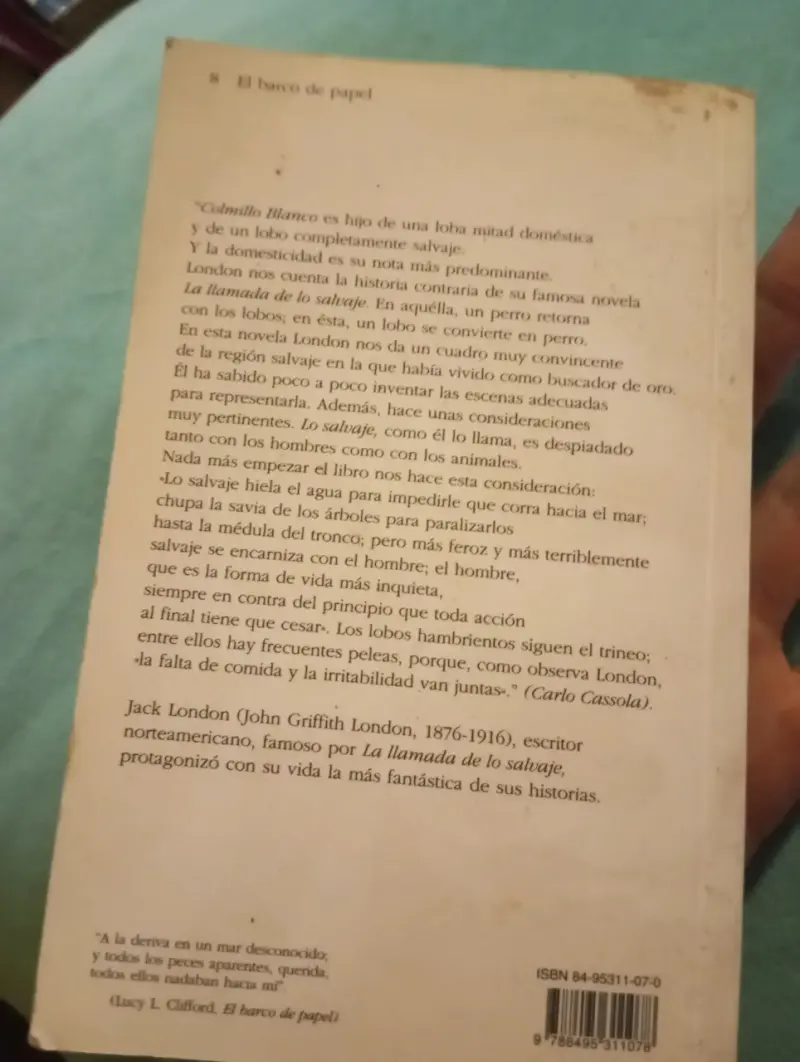 Libro Colmillo Blanco - Jack London (Clásico Juven - 2