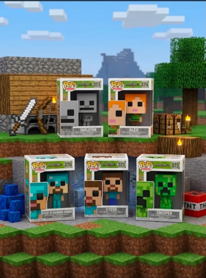 Figuras Funko Pop Minecraft
