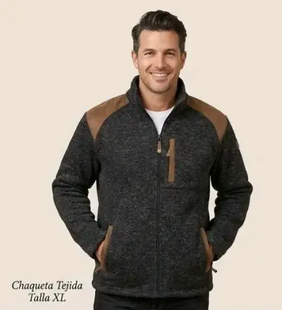 Chaqueta puff gris hombre XL - miniatura 4