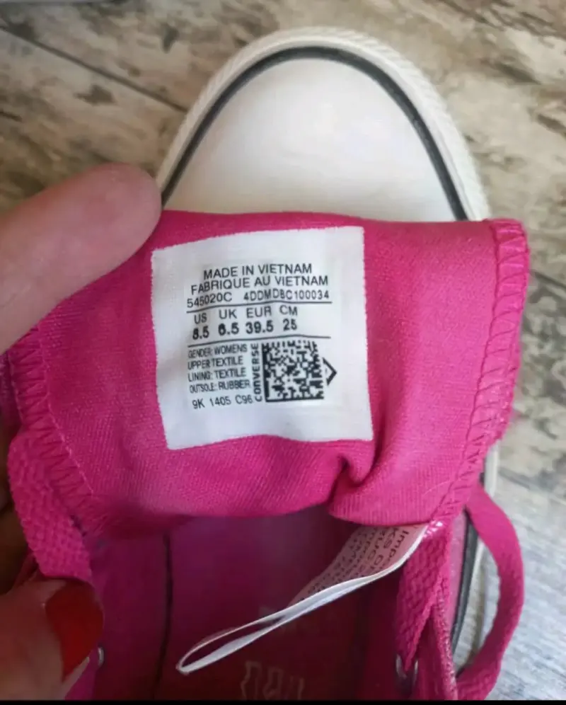 Zapatillas Converse rosadas - 4