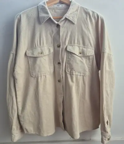 Camisa beige mujer - miniatura 1