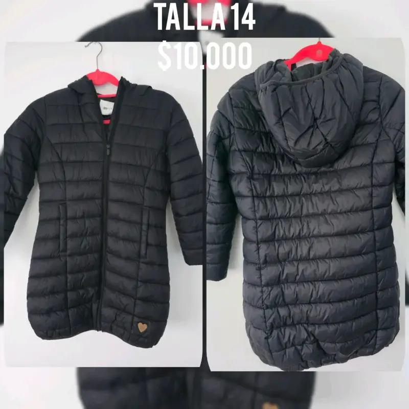 Chaleco invierno niña 12,14,16años - 2