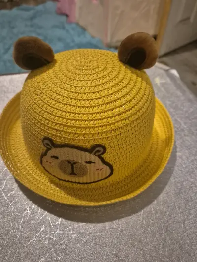Sombrero niño(a) capibara amarillo - miniatura 1