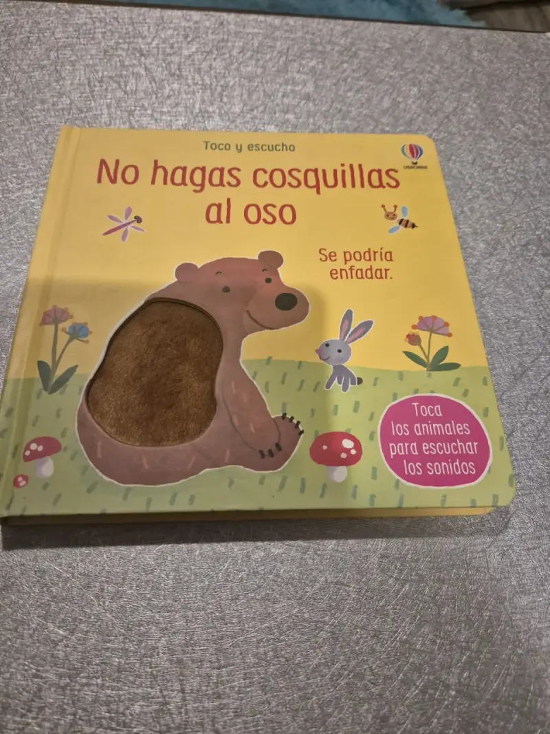 Libro infantil táctil y sonoro - 1
