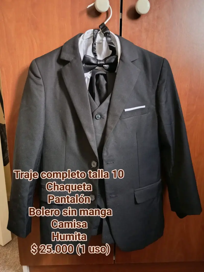 Traje formal para niño