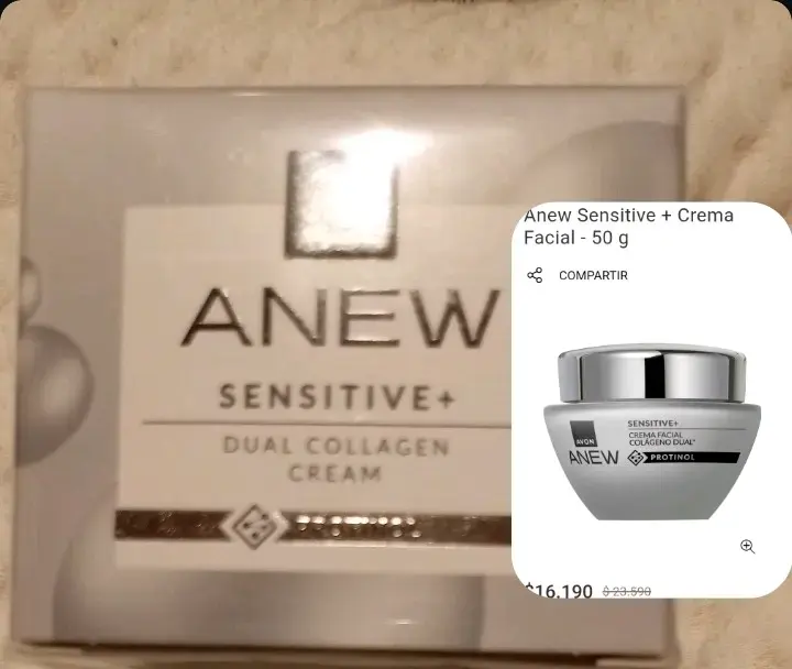 Crema Facial Anew Sensitive 50g - 1