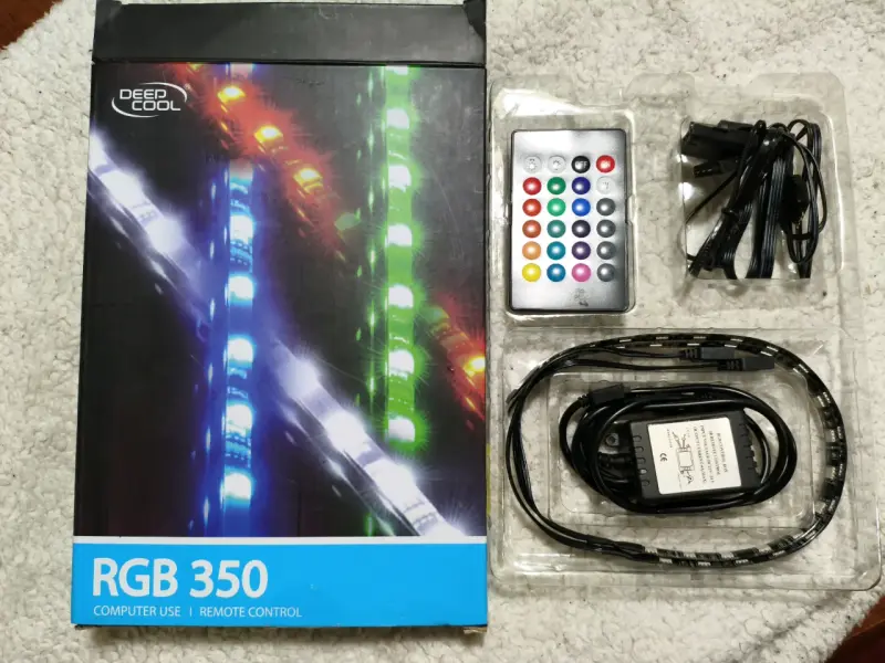 Tira LED RGB con control remoto - 1