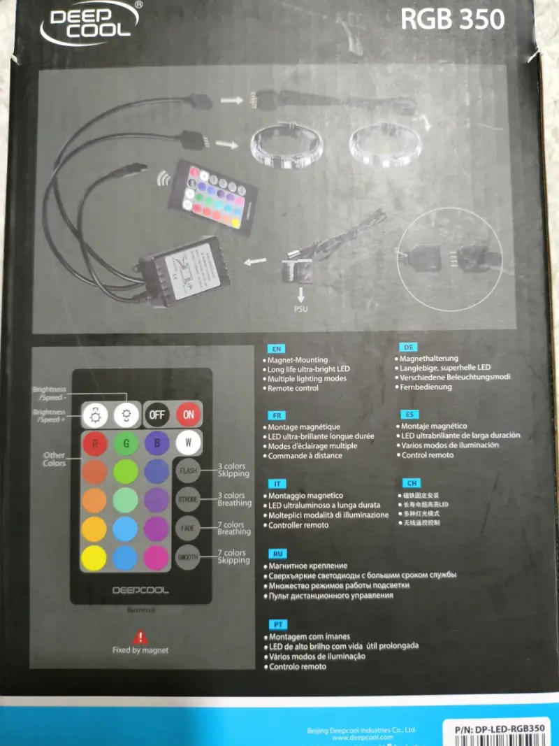 Tira LED RGB con control remoto - 3