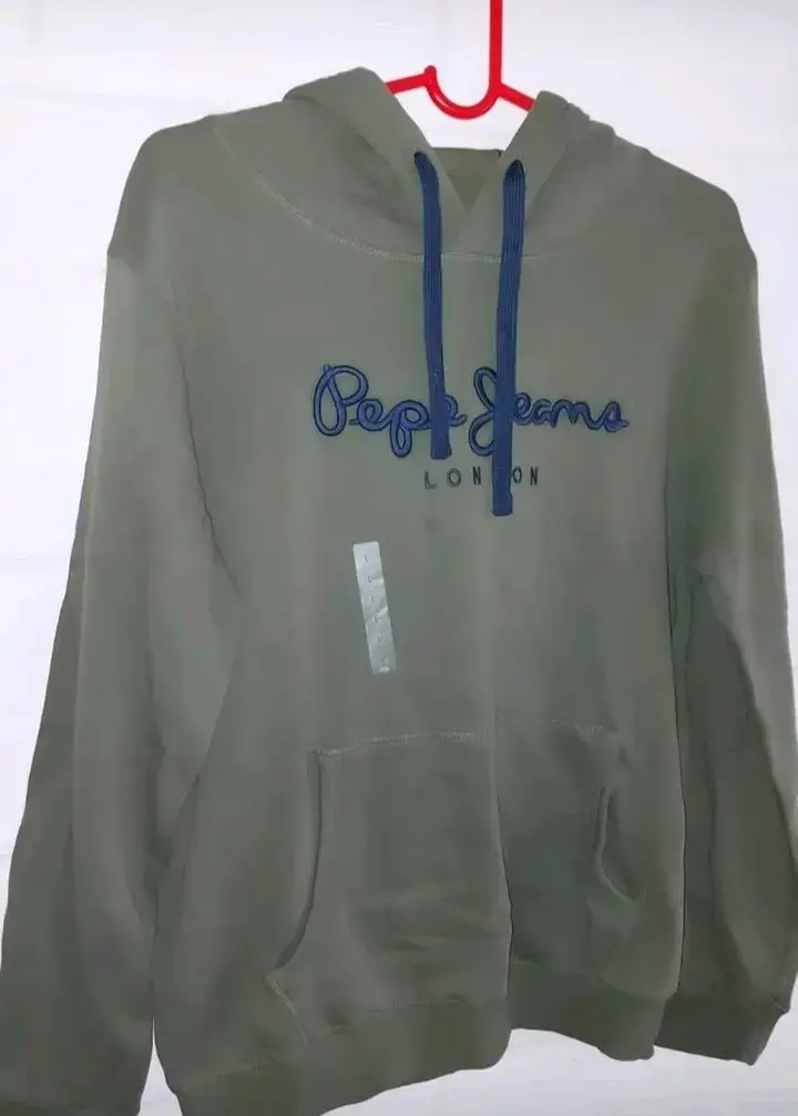 Polerón Pepe Jeans gris con capucha - 1