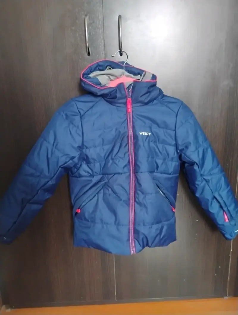 Chaqueta azul impermeable Wedze
