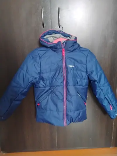 Chaqueta azul impermeable Wedze - miniatura 1