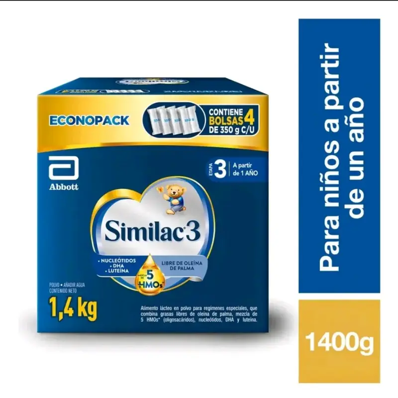 Leche en polvo Similac 3 1,4 kg