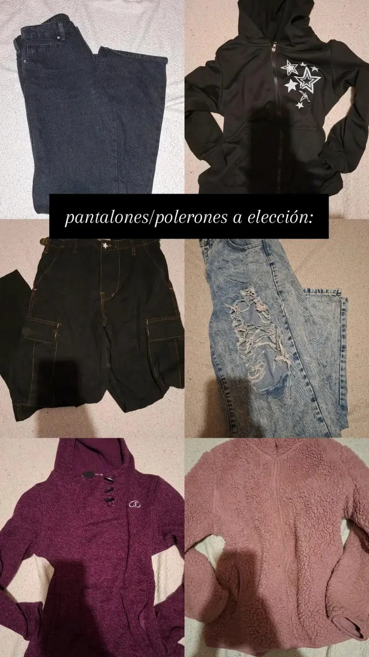 Lote ropa mujer 3 poleras y 3 polerones a 10mil - 5