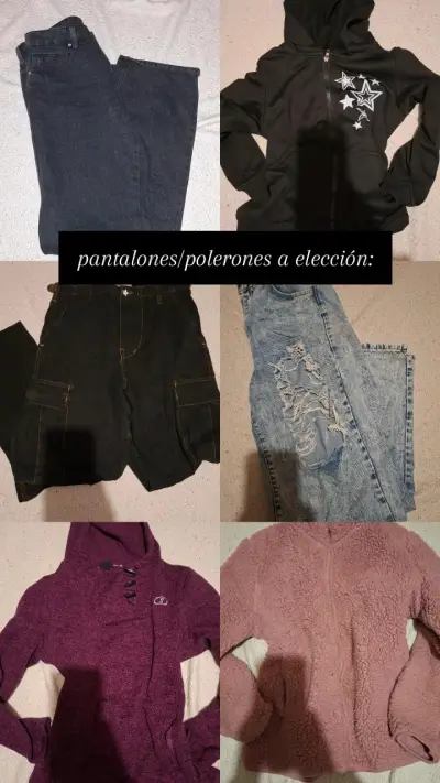 Lote ropa mujer 3 poleras y 3 polerones a 10mil - miniatura 5