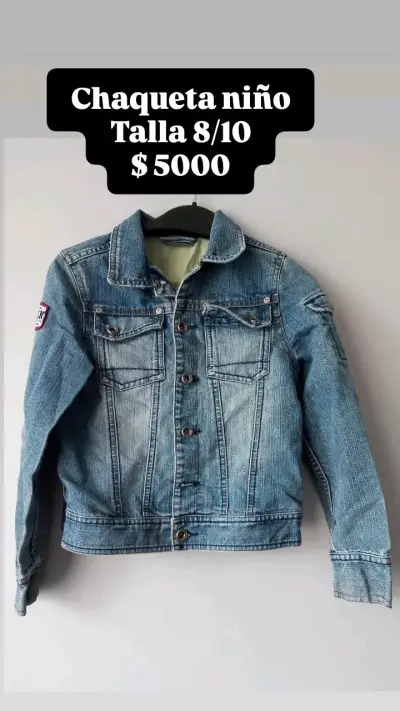 Chaqueta de mezclilla infantil - miniatura 1