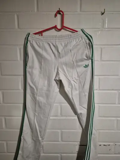Pantalones deportivos blancos Adidas - miniatura 1