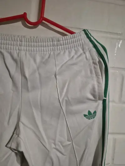 Pantalones deportivos blancos Adidas - miniatura 2