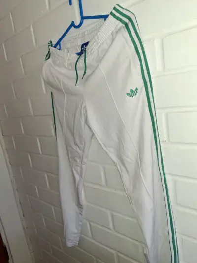Pantalones deportivos blancos Adidas - miniatura 4