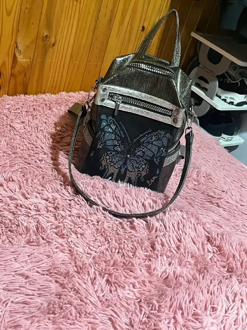 Mochila con diseño de mariposa - 6