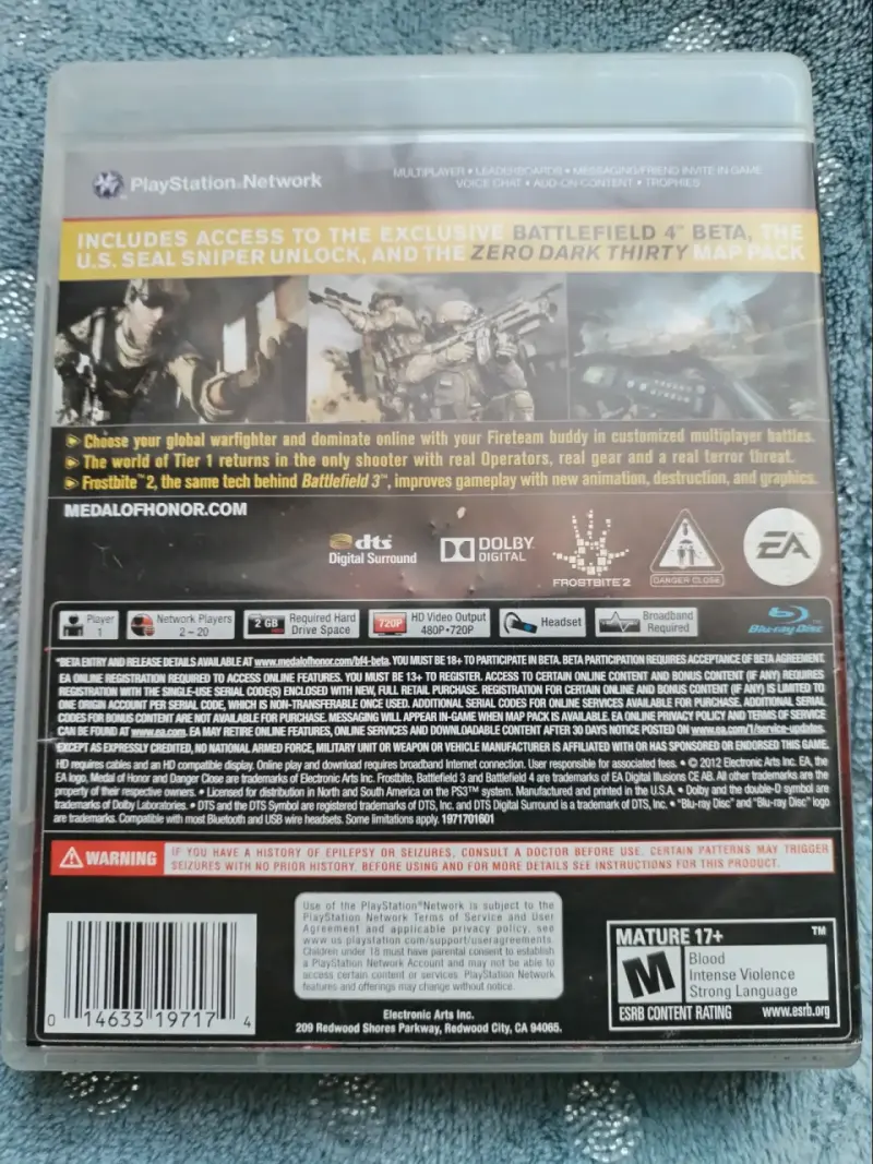 Juego PS3 Medal of Honor Warfighter Limited editio - 2