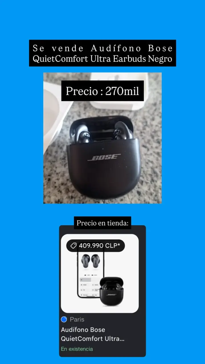 Audífonos Bose QuietComfort Earbuds
