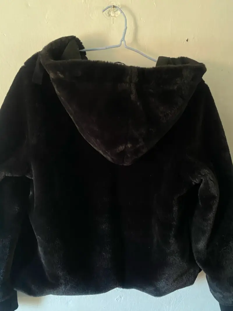 Abrigo negro Sioux talla L - 2