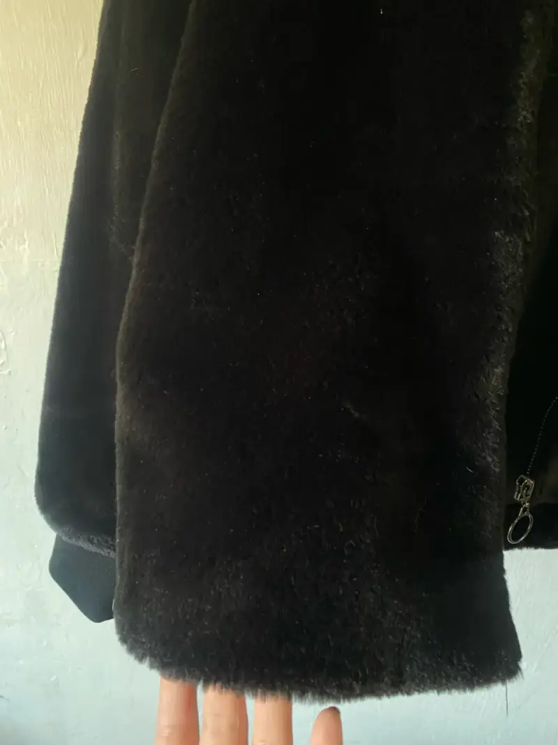 Abrigo negro Sioux talla L - 4