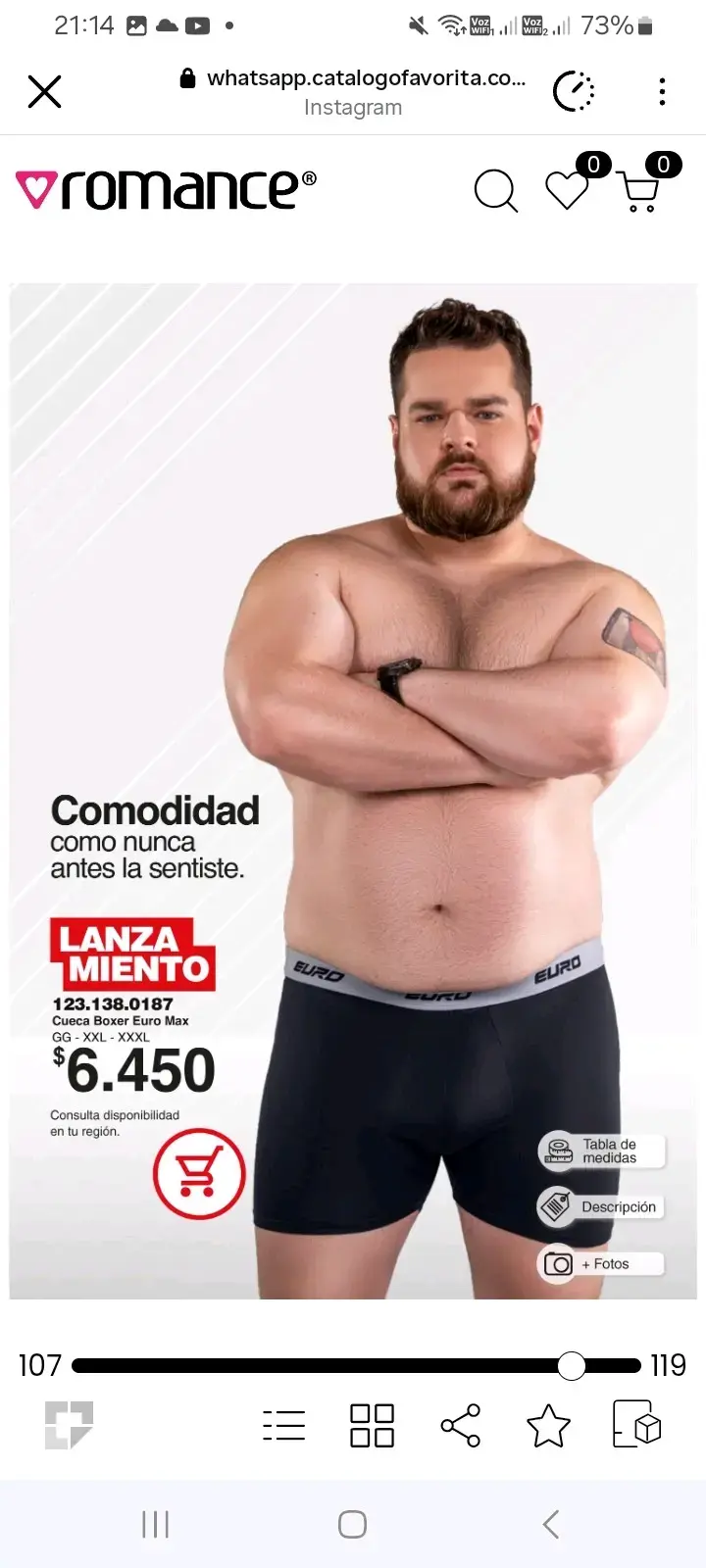 Modelos de bóxer disponibles por catálogo - 2