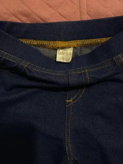Conjunto YAMP chaleco rosado y pantalón azul - miniatura 3