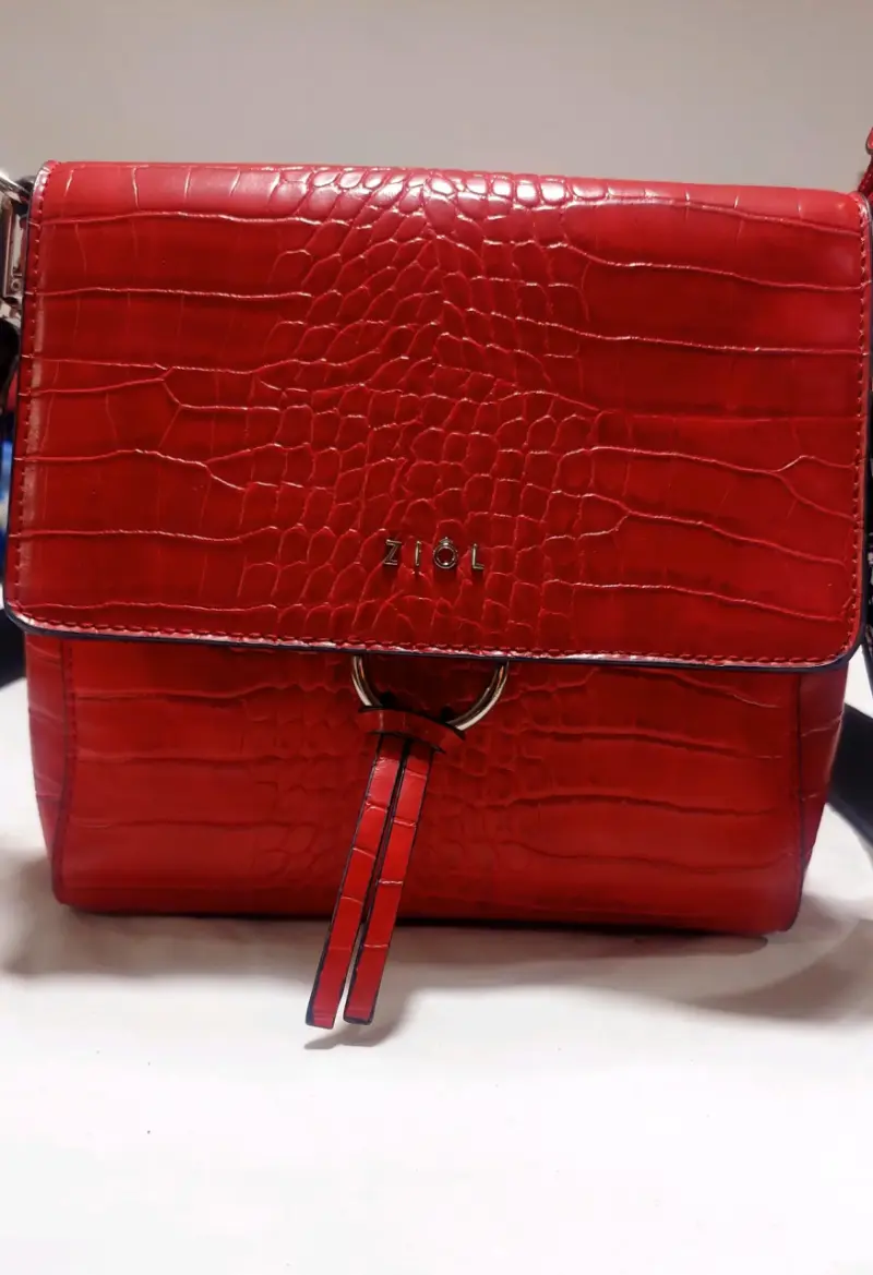 Cartera roja piel sintética - 1