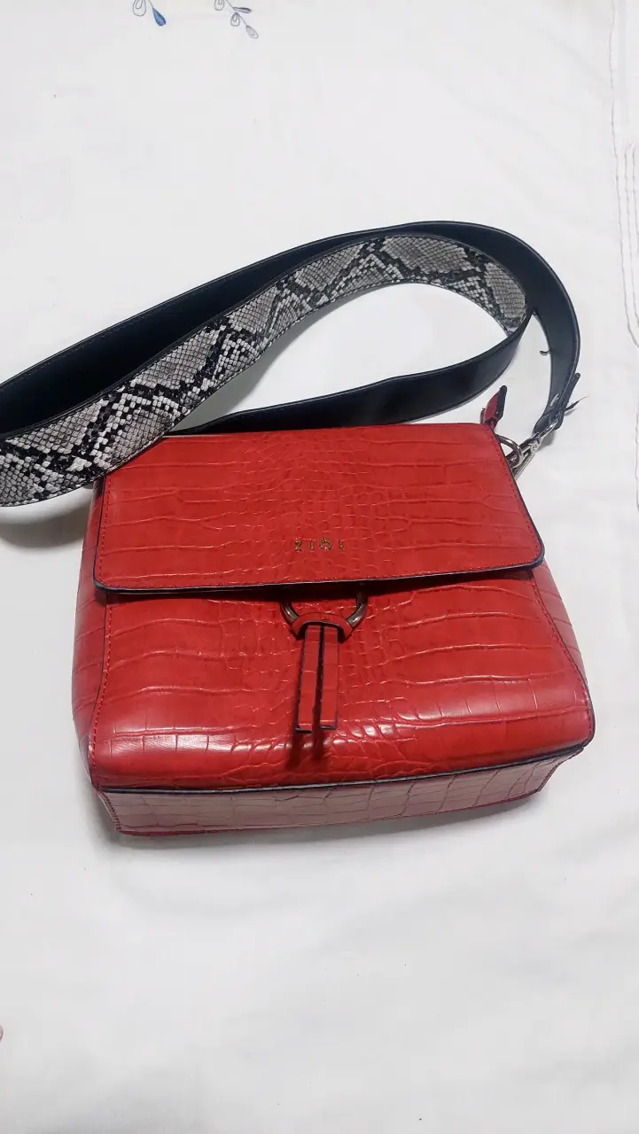 Cartera roja piel sintética - 2