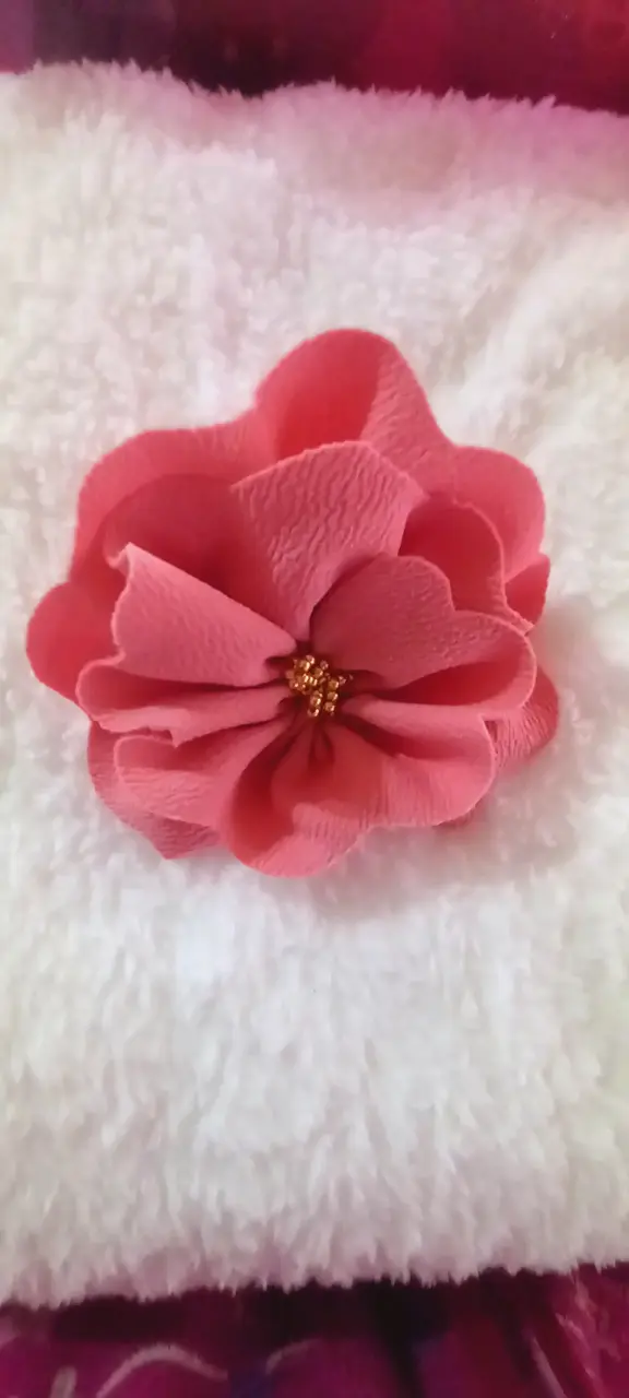 Trabas de flor con brillantes - 4