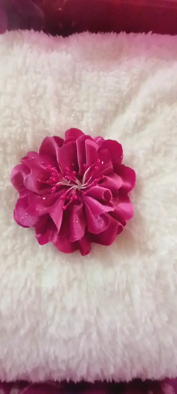 Trabas de flor con brillantes - 5