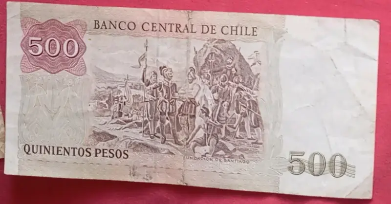 Billete antiguo 500 pesos 2000 - 3