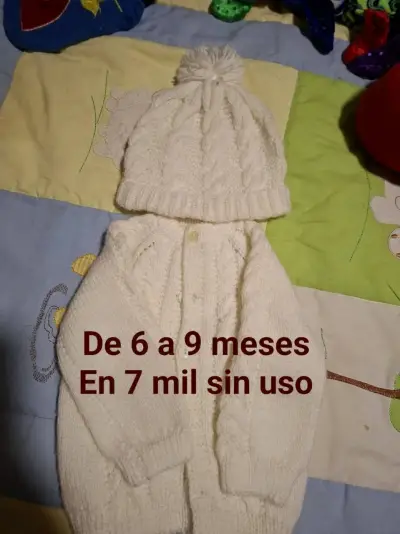 Gorro azul para bebé - miniatura 4