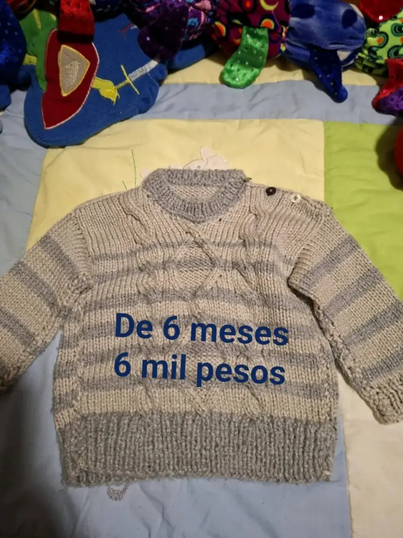 Gorro azul para bebé - 5