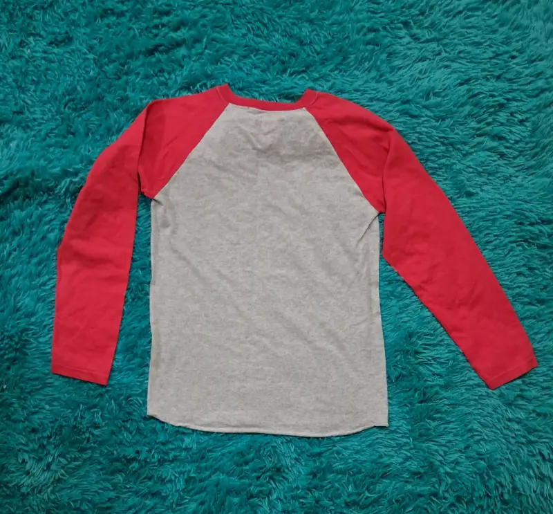Polera de manga larga bicolor - 2