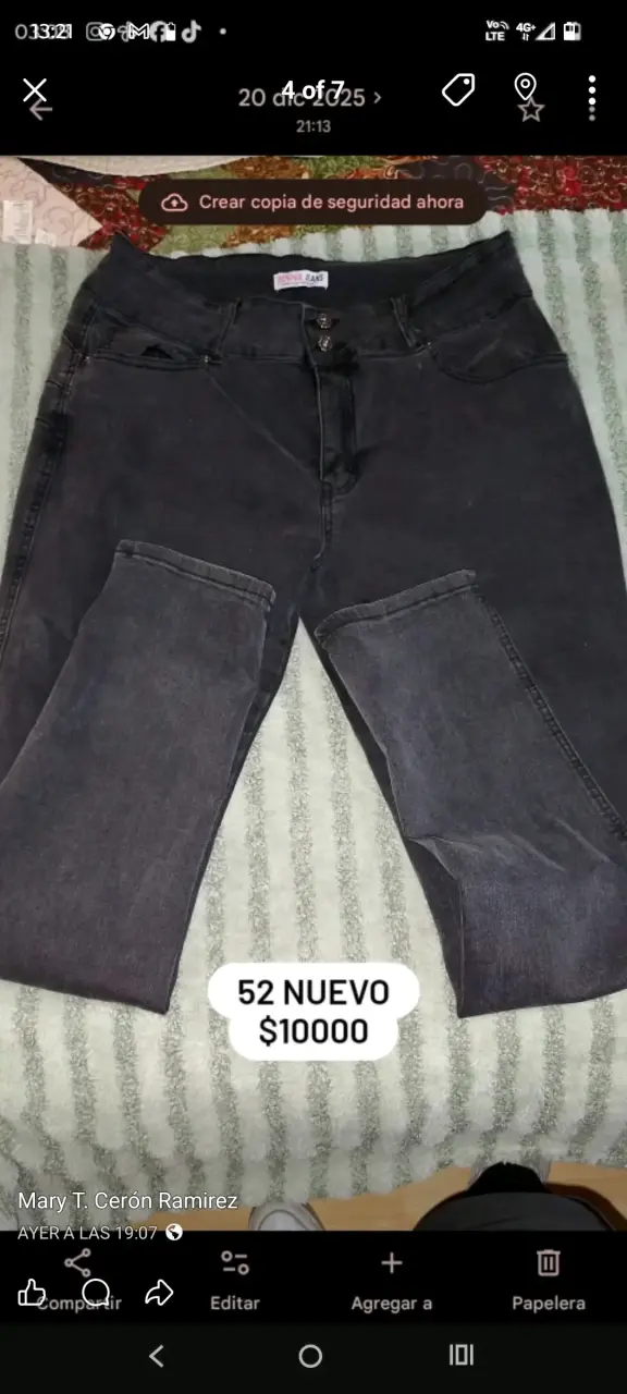 Blusa negra Alaniz XL - 3