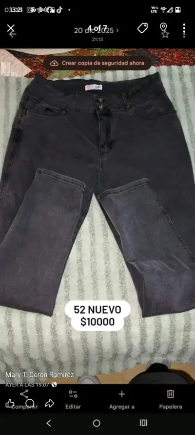 Blusa negra Alaniz XL - miniatura 3