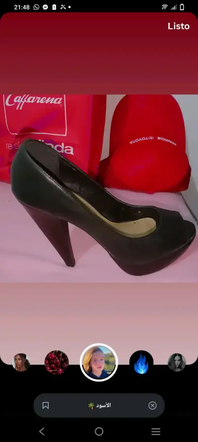Zapatos de taco alto negros - miniatura 1