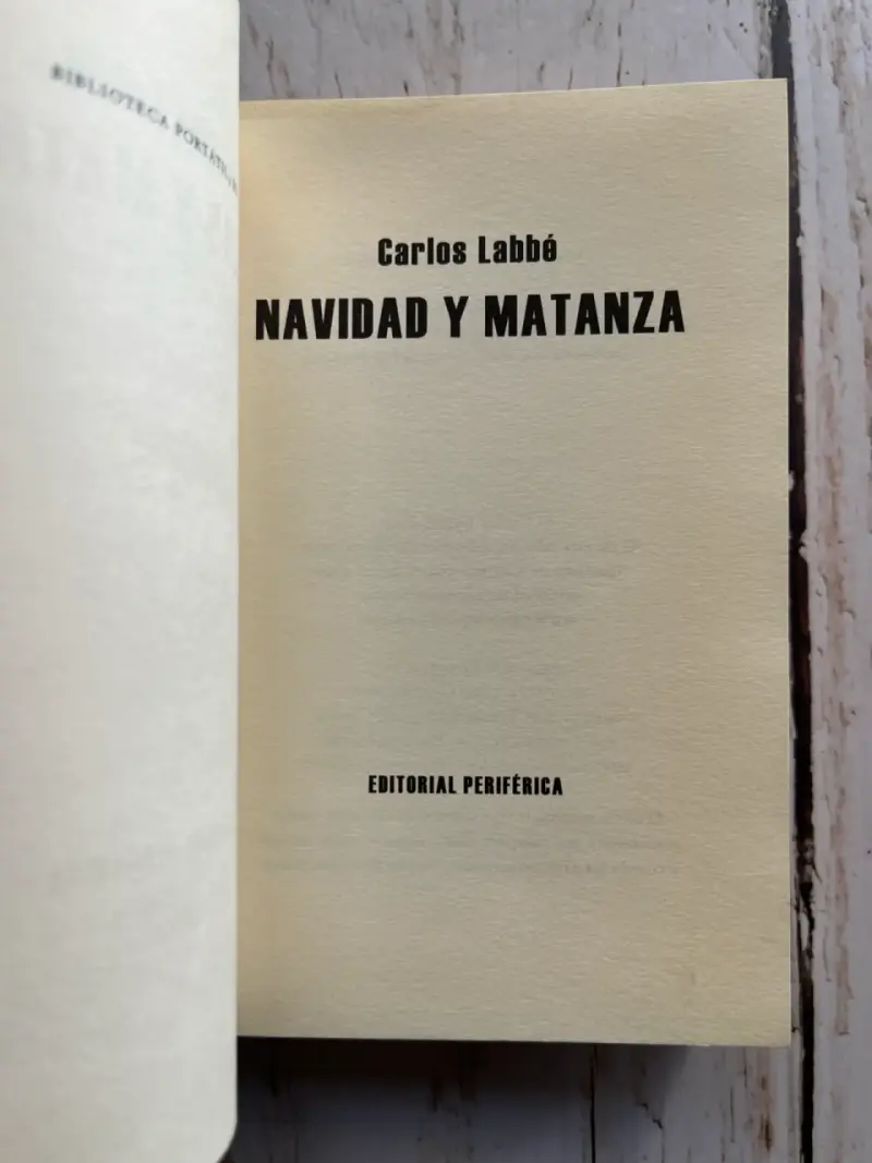 'Navidad y Matanza' de Carlos Labbé - 4