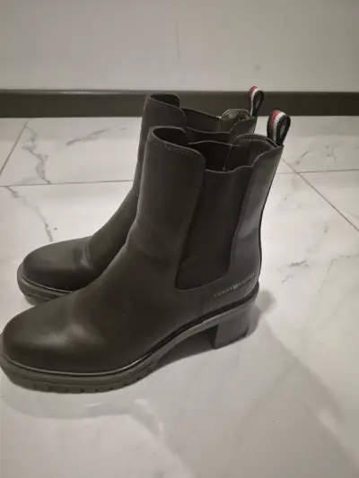 Botines negros estilo Chelsea - miniatura 3