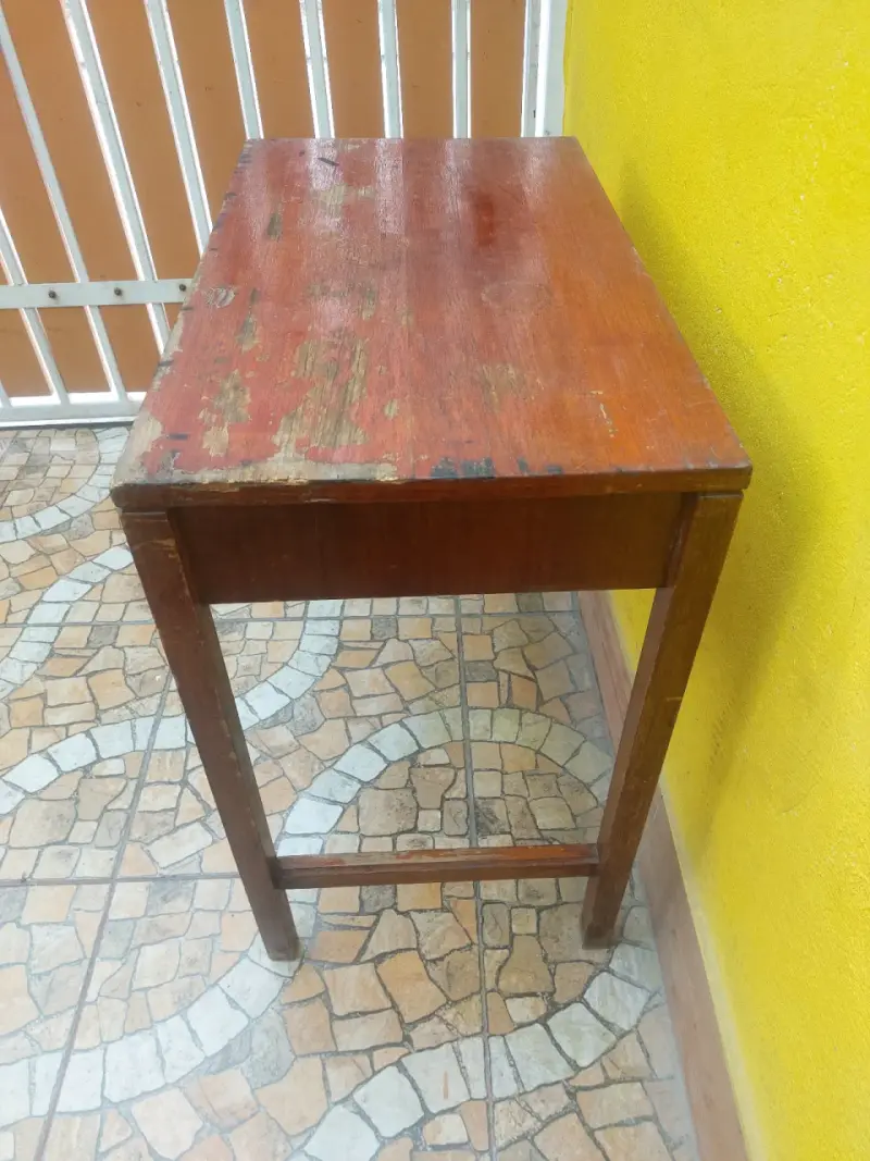 Mesa de madera vintage - 4